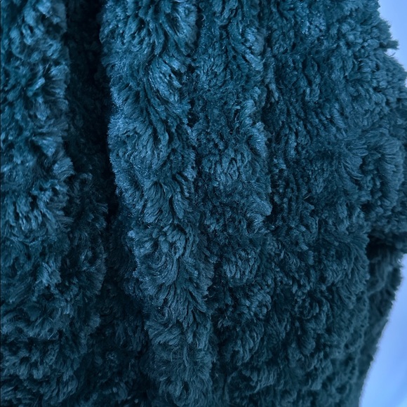 *like new* Wilfred fuzzy dark green jacket - Picture 3 of 9